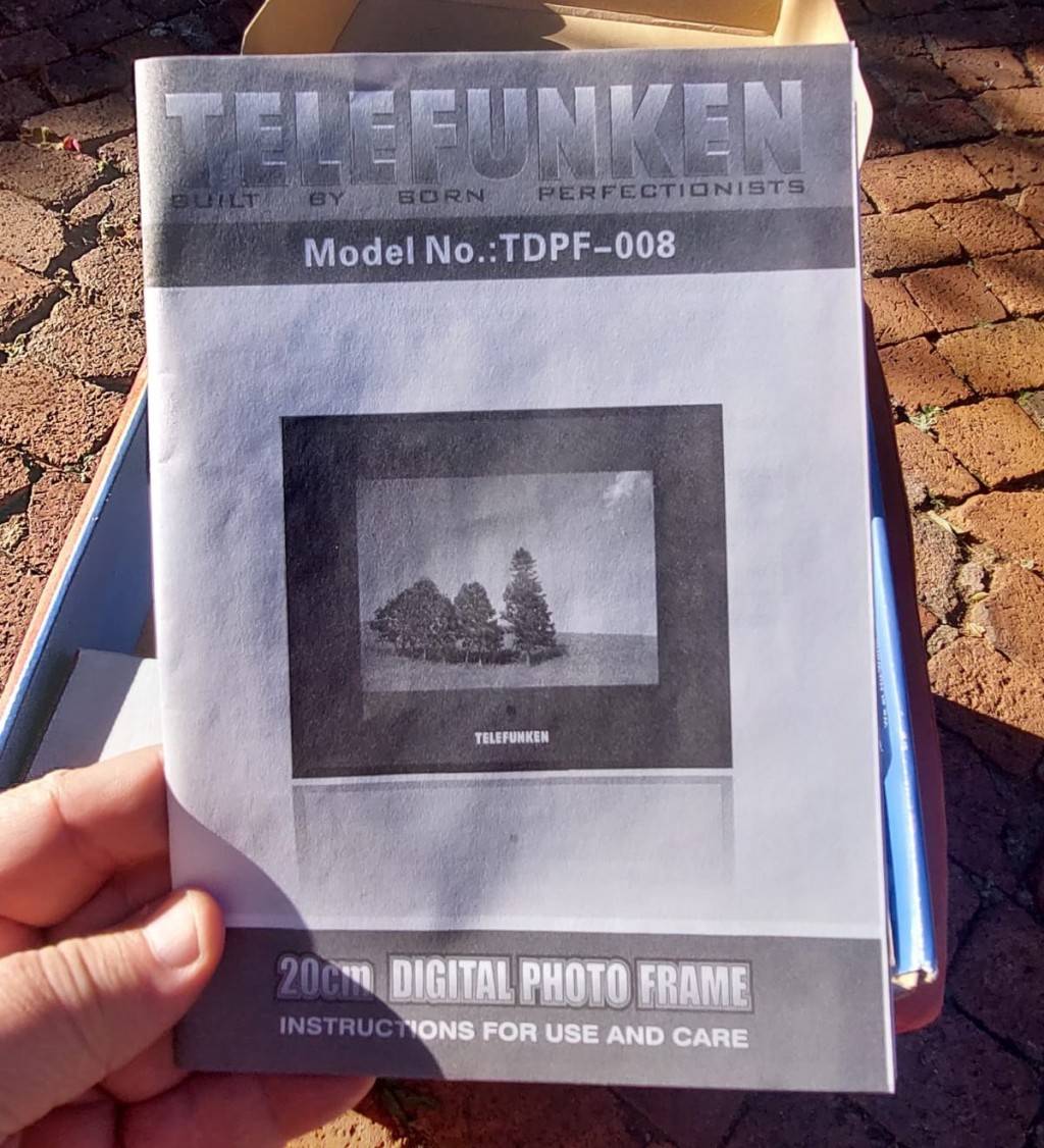 Digital Photo Frames Telefunken 20cm Digital Photo Frame As New in